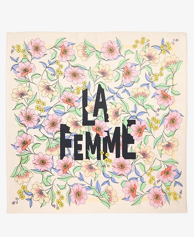 On 34th La Femme Floral Bandana Scarf, Exclusively at Macy's