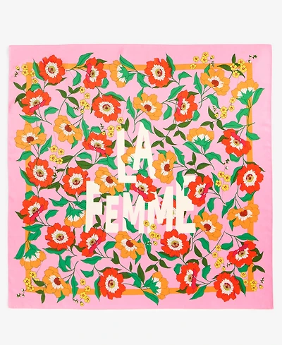 On 34th La Femme Floral Bandana Scarf, Exclusively at Macy's