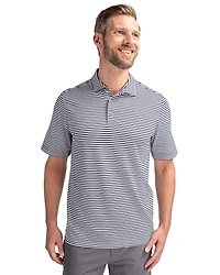 Cutter & Buck Big Tall Virtue Eco Pique Stripe Recycled Polo Shirt
