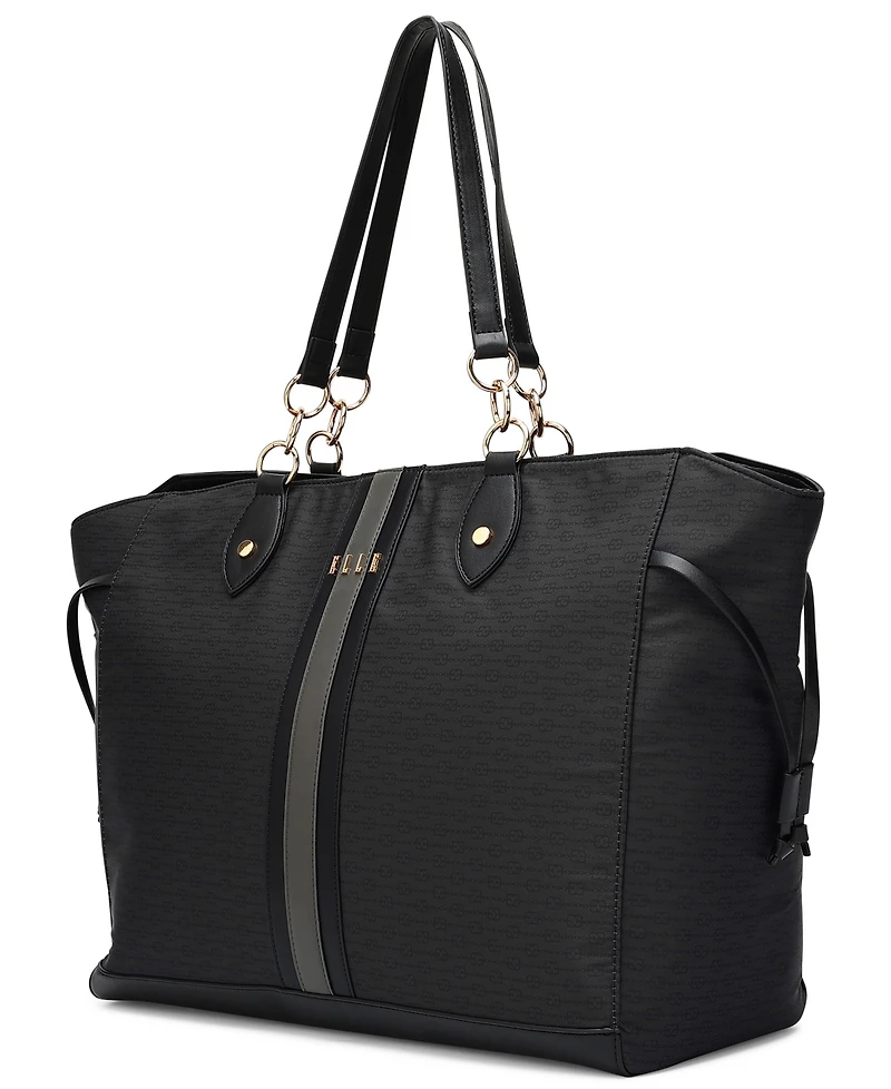 Elle Eleganza 32 Liters Monogram Weekender Tote Bag
