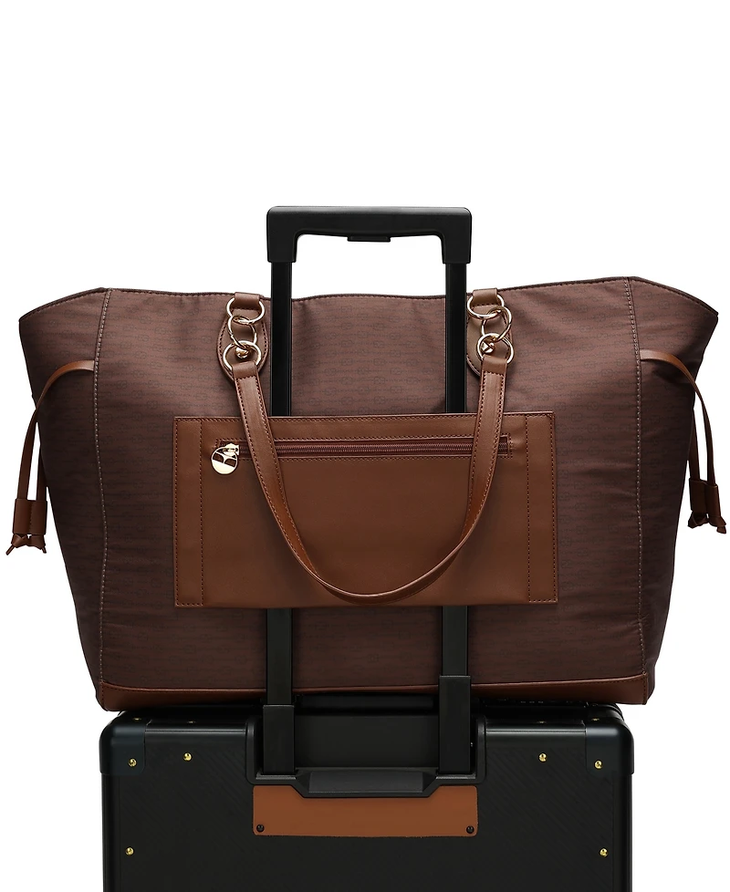 Elle Eleganza 32 Liters Monogram Weekender Tote Bag