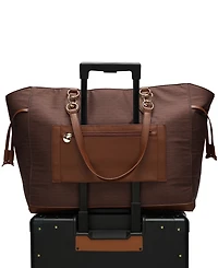 Elle Eleganza 32 Liters Monogram Weekender Tote Bag