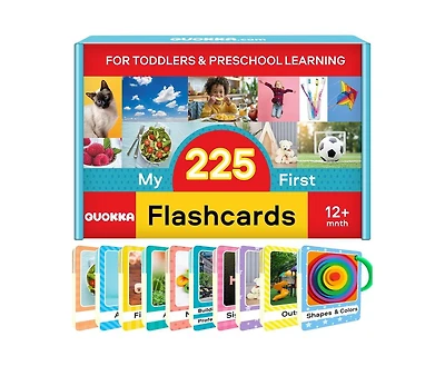 Quokka Abc Learning Flash Cards for Toddlers 2-4 Years Old