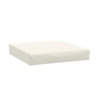 Pallet Cushion Melange Cream 23.6"x23.6"x3.7" Fabric