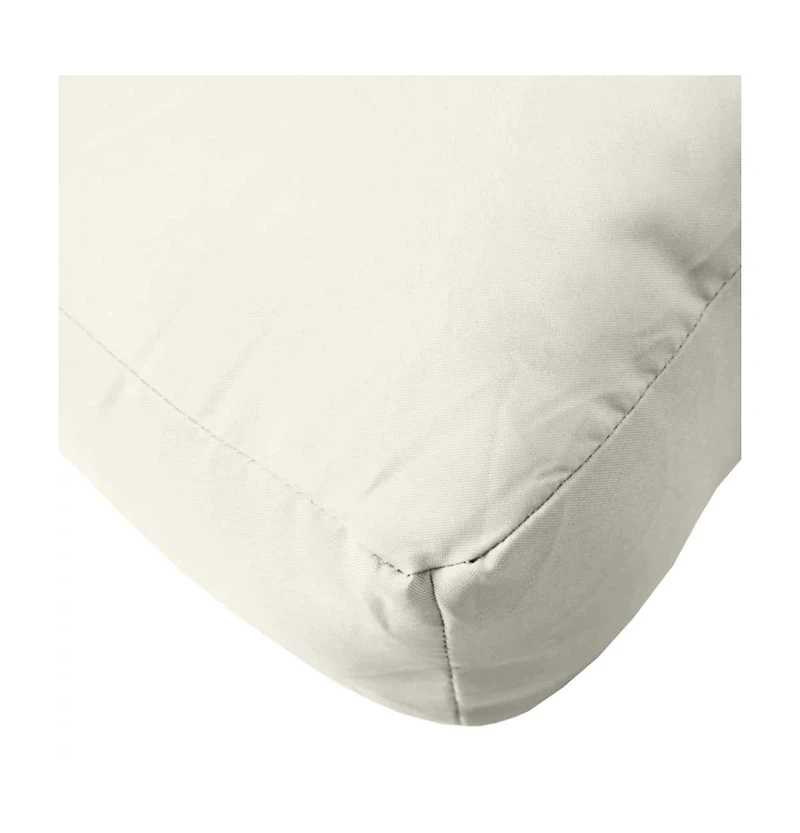 Pallet Cushion Melange Cream 23.6"x23.6"x3.7" Fabric