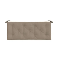 Garden Bench Cushions 2 pcs Taupe 47.2"x19.7"x2.8" Oxford Fabric