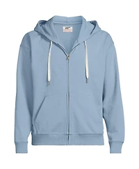 Lands' End Men's Long Sleeve French Terry Full Zip Hoodie
