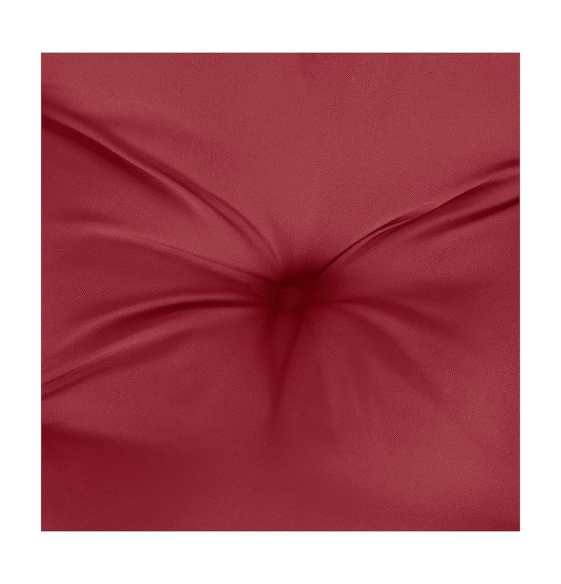 Garden Bench Cushions 2 pcs Wine Red 39.4"x19.7"x2.8" Oxford Fabric