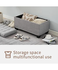 Streamdale Multifunctional Storage Ottoman Bench End of Bed, Entryway & Living Room