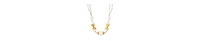 2028 White Acrylic Bead Necklace
