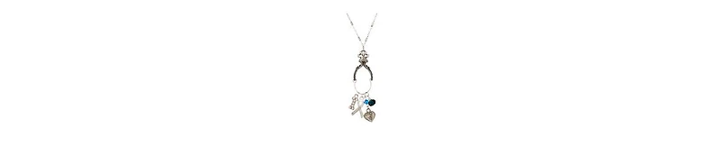 2028 Paw and Bone Charm Holder Necklace
