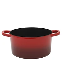 Crock Pot Artisan 7-Quart Round Dutch Oven - Matte Linen White W/ Gold Knob
