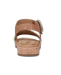 Earth Women's Padma Woven Band Ankle Strap Sandals