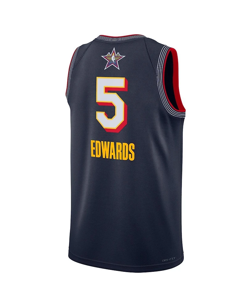 Jordan Men's and Women's Anthony Edwards Navy 2025 Nba All-Star Game Swingman Player Jersey