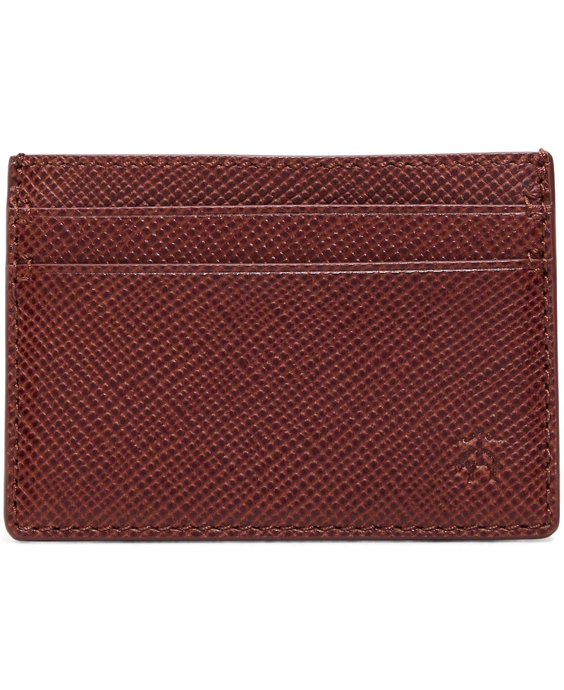 Brooks Brothers Men's Portland Leather Wallet with Change Purse