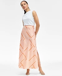 I.n.c. International Concepts Women's Printed Midi Skirt, Exclusively at Macy's