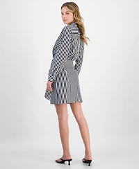 Hugo Women's Cotton Striped Collared Sheath Dress