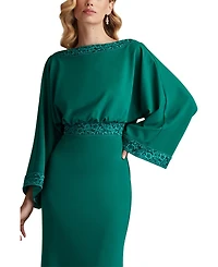 Tadashi Shoji Women's Moline Cowl Back Gown