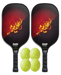 Franklin Sports Pickleball Paddles and Pickleballs Set