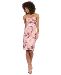Muse Women's Embroidered Strapless Bustier Top
