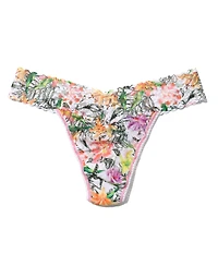 Hanky Panky Women's Printed Signature Lace Original Rise Thong