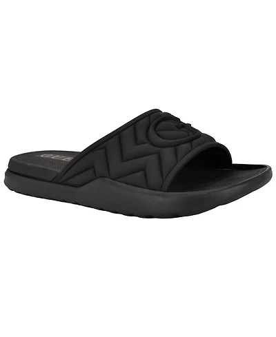 Guess Men's Moliano Branded Slip On Fashion Slides