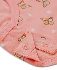 Levi's Baby Girls Ruffle-Sleeve Bodysuit & Western Skirtall, 2 Piece Set