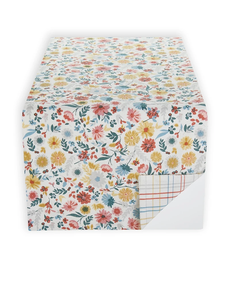 Tableau Cottage Garden Table Runner, 72" x 14"