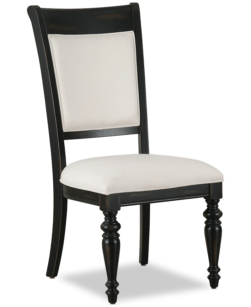 Daria Upholstered Back Side Chair, Created for Macy's