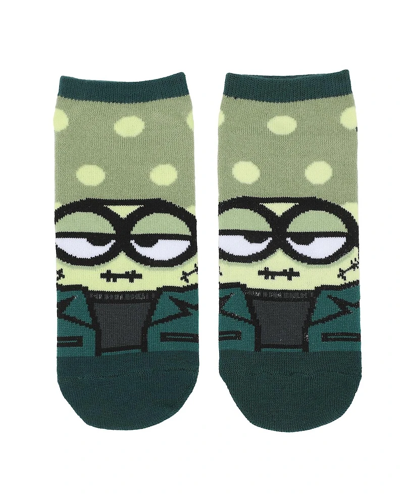 Minions Women's Despicable Me Classic Monsters Costumes 5-Pair Ankle Socks