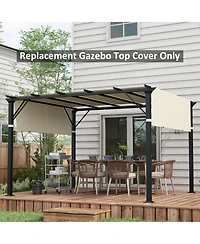 Outsunny 2 Pcs Pergola Shade Cover, Canopy for 10 x 12ft