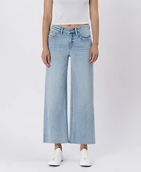 Vervet Women's High Rise Wide Leg Jeans