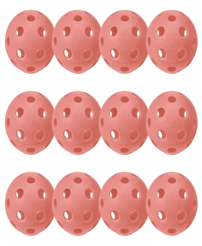 Franklin Sports X-26 Indoor Pickleballs - 12 Pack Orange