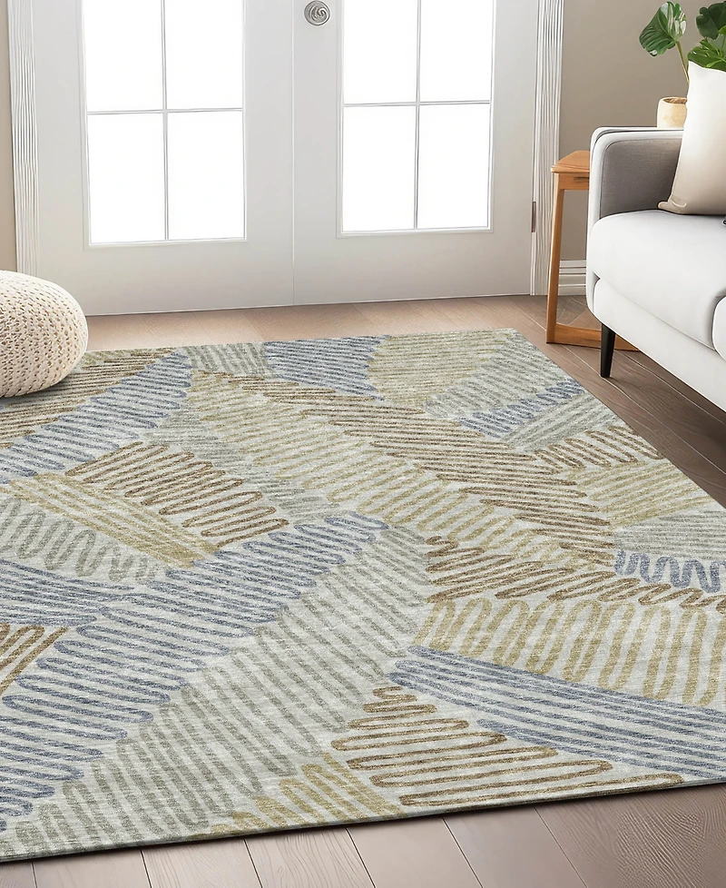 Addison Chantille Machine Washable ACN904 5'x7'6" Area Rug