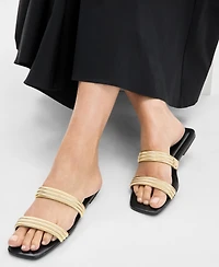 I.n.c. International Concepts Women's Panima Two-Band Flat Sandals, Exclusively at Macy's