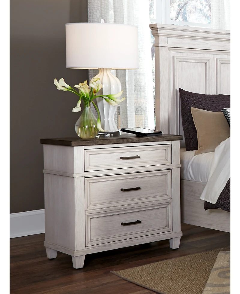 Dawnwood 2-Drawer Nightstand