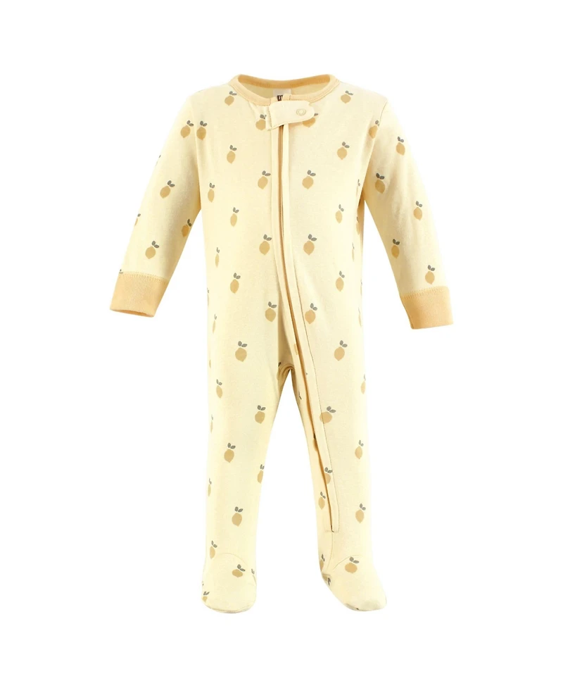 Hudson Baby Girls Cotton Preemie Sleep and Play