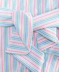 Jones New York Women's Striped Sleeveless Midi Shirtdress
