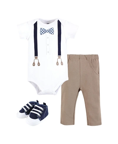 Hudson Baby Boys Cozy Cotton Outfit Collection