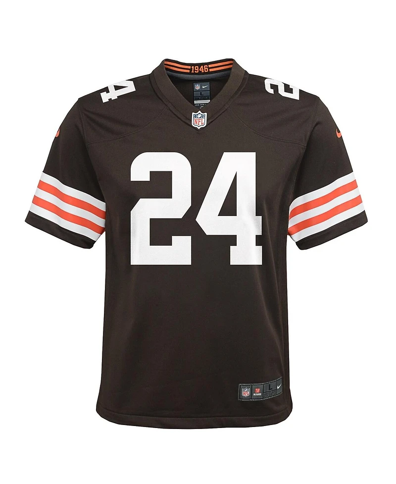 Nike Big Boys and Girls`Nick Chubb Cleveland Game Jersey