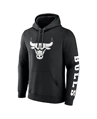 Fanatics Men's Black Chicago Bulls Put Me Coach Fleece Pullover Hoodie