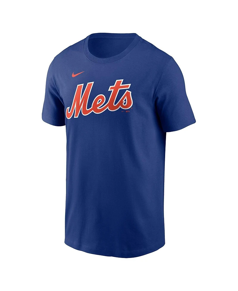 Nike Men's Brandon Nimmo Royal New York Mets Fuse Name Number T-Shirt