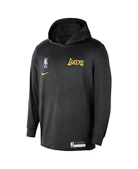 Nike Men's Black Los Angeles Lakers 2024/25 On-Court Authentic Practice Yoga Restore Lightweight Pullover Hoodie