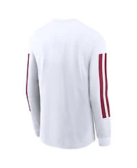 Jordan Men's White Oklahoma Sooners Local Spirit Slogan Long Sleeve T-Shirt