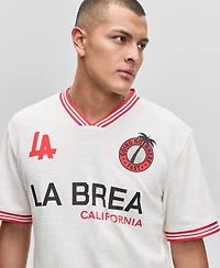 Mode of One Men's La Brea Relaxed Fit Short Sleeve Logo Jersey