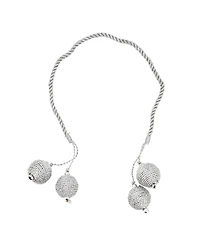 Saro Lifestyle Radiant Zari Thread Napkin Ring, Set of 4