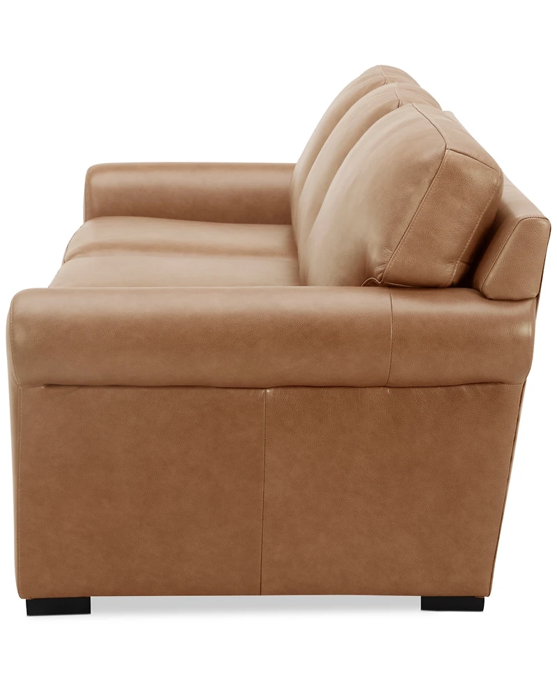 Radley Roll Arm 86" Leather Sofa, Exclusively at Macy's