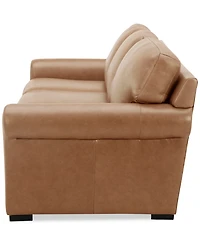 Radley Roll Arm 86" Leather Sofa, Exclusively at Macy's