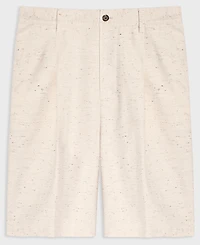 Mode of One Men's Oversized Speckled Textured Shorts, Exclusively at Macy's
