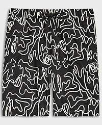 Mode of One Men's Floral Embroidered Shorts, Exclusively at Macy's
